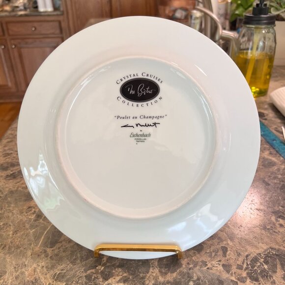 Crystal Cruises Chef Plates Set Guy Buffet Porcelain Fine Dining Special Edition - Picture 6 of 12